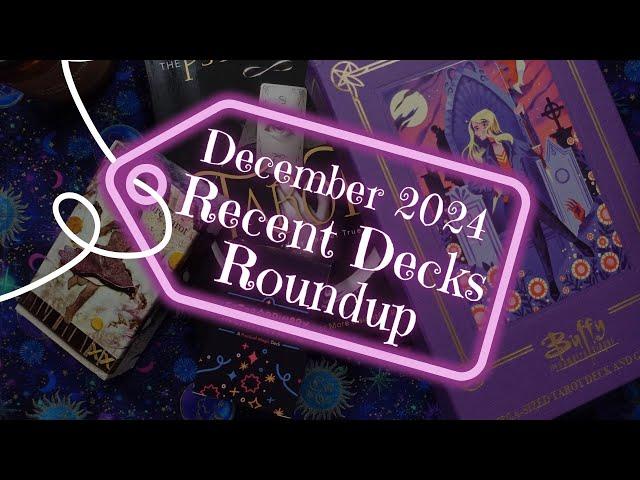 TAROT AND ORACLE DECK HAUL | Recent Deck Roundup | December 2024