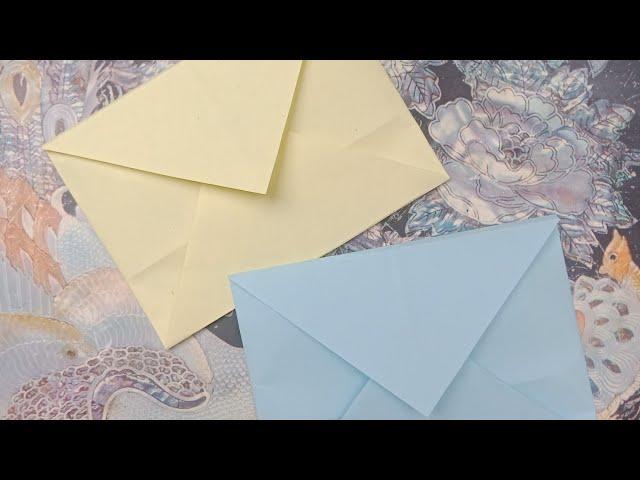 How to make Paper Envelope || Easy Paper (without glue and scissor)@canvascrafts