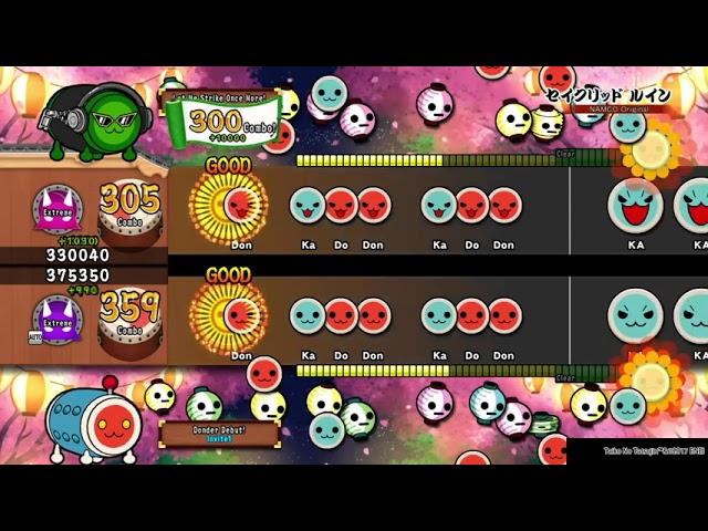 Sacred Ruin [Oni 9 vs Ura Oni 10 auto] FC - Taiko no Tatsujin Drum Session