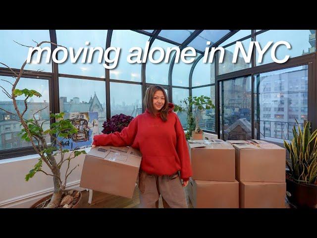 moving into my new NYC Central Park Penthouse alone | ep.1