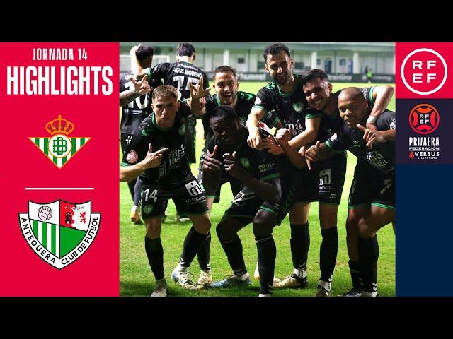 Resumen #PrimeraFederación | Betis Deportivo 1-2 Antequera CF | Jornada 14 | Temporada 2024/2025