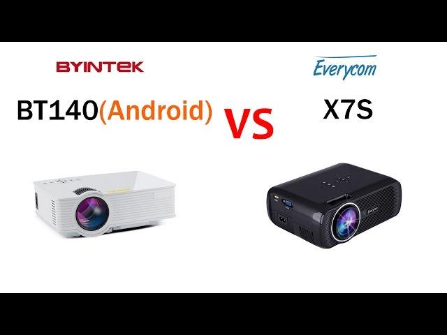 Smart Mini Projector BYINTEK BT140Android PK Everycom X7S