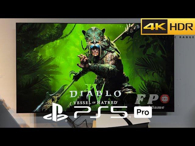 Diablo IV PS5 Pro Gameplay With LG Oled TV 4K (Enhanced Visuals RT 60 FPS)