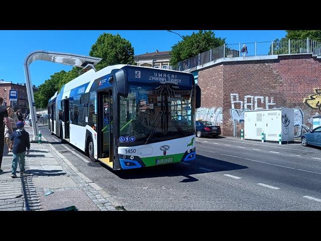 Szczecin, linia 87, Solaris Urbino 18 Electric IV #1450