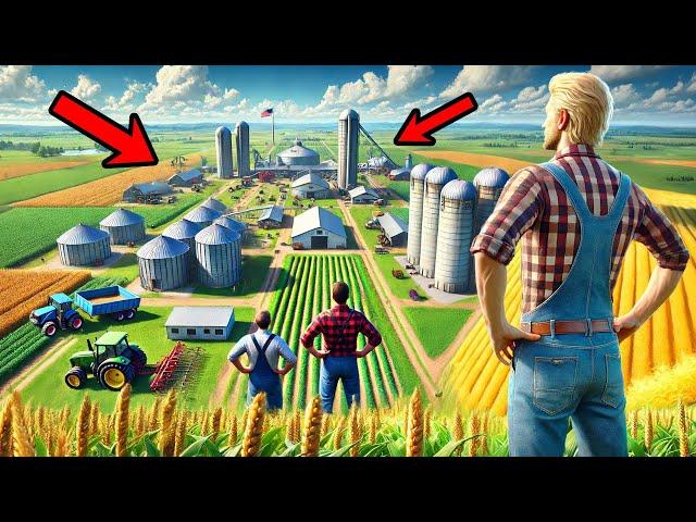 MEGA FARM on FLAT MAP  Farming Simulator 22