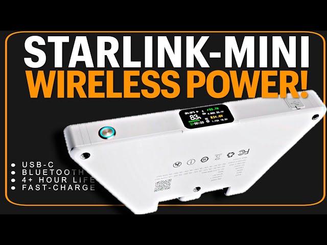 Starlink-Mini Wireless Power Pack - Power Your Starlink With No Wires! Starlink Battery Pack