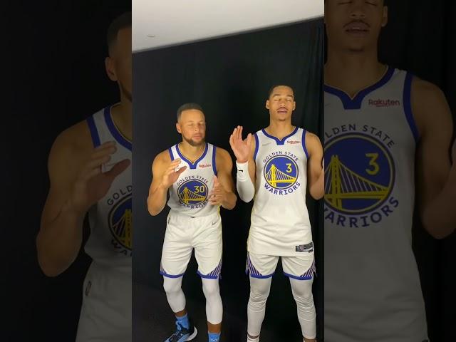 Stephen Curry & Jordan Poole Are in Sync! | #shorts