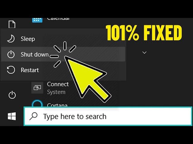 Windows 10 / 11 Laptop or PC Not Turn Off after Clicking Shut down - How To Fix not shutting down  