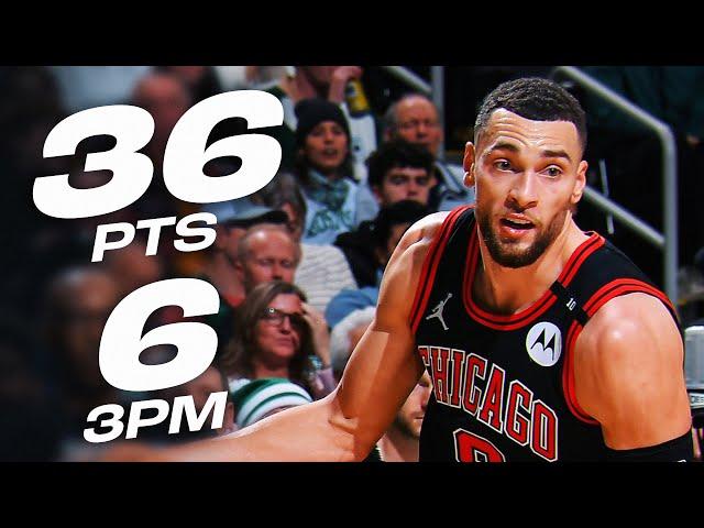 Zach LaVine GOES OFF FOR 36 PTS in Boston! (6 Threes) | December 19, 2024