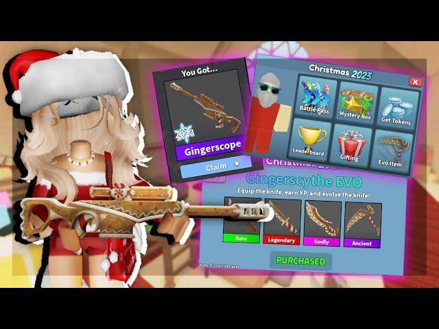 I SPENT 10k+ ROBUX in the NEW MM2 CHRISTMAS UPDATE 2023!!