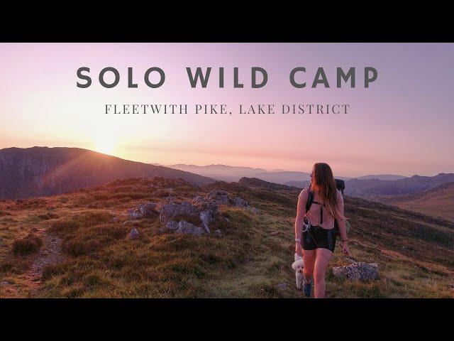 Solo Wild Camp on Fleetwith Pike - Lake District (plus 5 tips for confidence in solo camping)