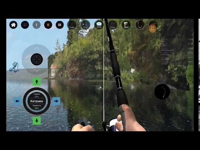 Рыбачу в игре Profesional Fishing 2