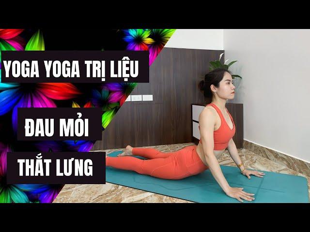 Yoga  trị liệu ĐAU LƯNG phục hồi CỘT SỐNG  , THOÁT VỊ ĐĨA ĐỆM | Hoàng Uyên Yoga