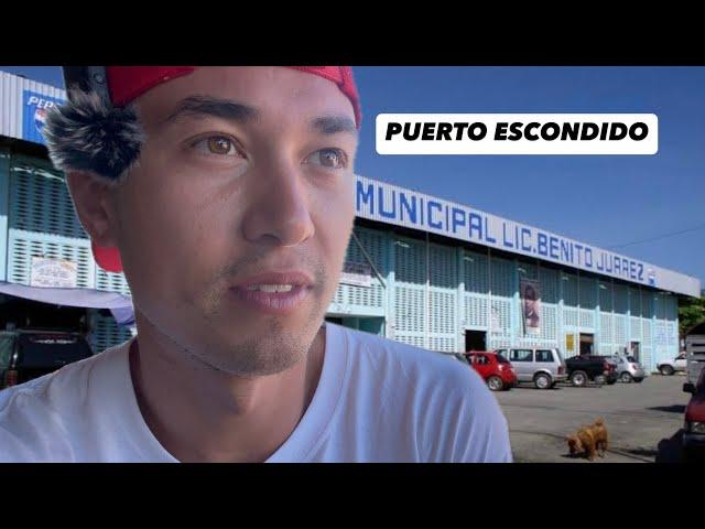 EXPLORING PUERTO ESCONDIDO - MERCADO BENITO JUAREZ AND PLAYA PRINCIPAL (DON’T WATCH IF VEGAN)