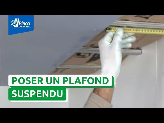 Comment réaliser un plafond suspendu avec la plaque Placo® Phonique ? I Les Tutos Placo®