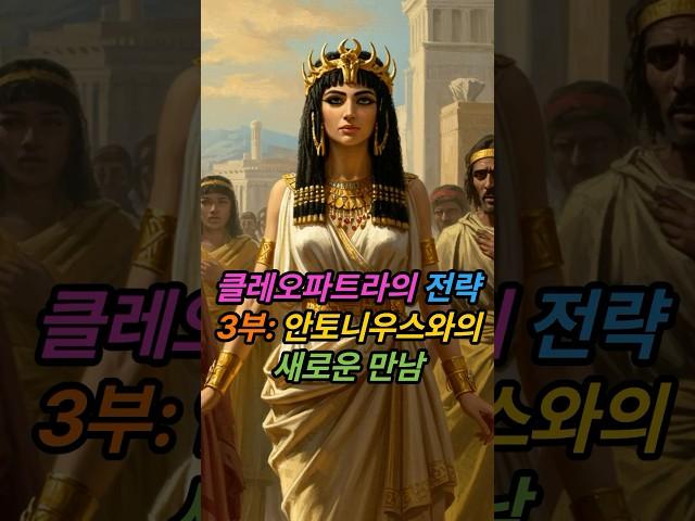 #클레오파트라 의 전략 | 3부: 안토니우스와의 타르수스 운명의 만남 | #이집트 여왕의 전략과 #로마 의 선택