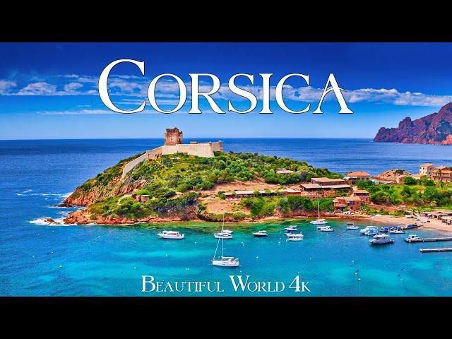 Corsica 4K Nature Relaxation Film - Relaxing Piano Music - Travel Nature