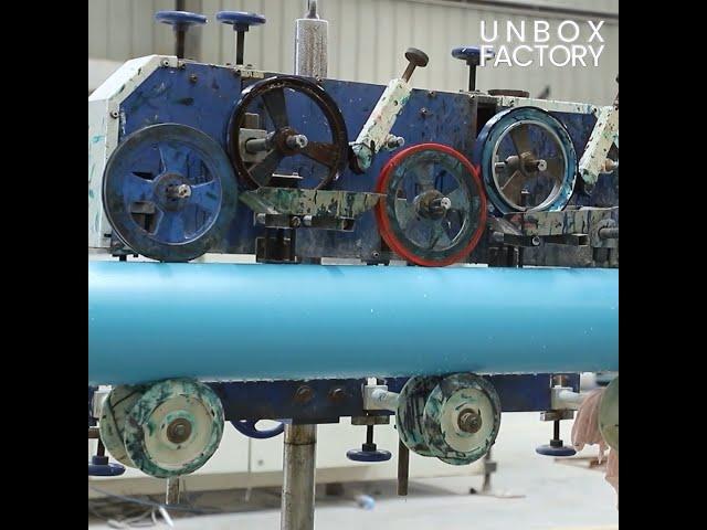 The PVC Pipe Manufacturing Process is Done Inside The Factory | Production Process of PVC Pipe