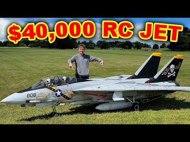 GIANT RC Jet with 2 real Jet Turbine Engines