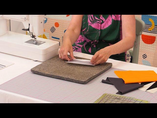 Folding Freezer Paper Templates with Lucy Engels