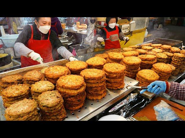 Wow, Since 1966! Korean Pancake in famous traditional markets that aired on Netflix/KoreanStreetFood