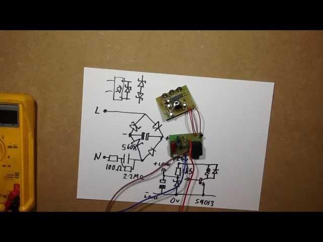 Inside an outdoor PIR sensor switch.