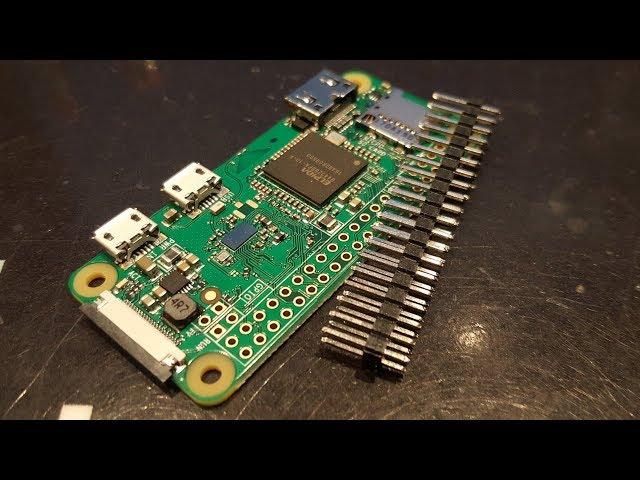 How to solder header pins to the Raspberry Pi Zero (W)