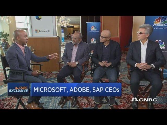 Microsoft, Adobe and SAP CEOs on Open Data Initiative