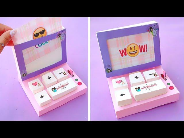 DIY Paper Toys | Show your Mood! Secret Box & Keyboard Pop-it | Crafts Idea