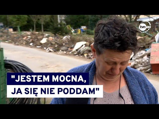 Powódź zniszczyła jej dom i biznes. "Jeszcze ten piesek, który mi wczoraj zginął"