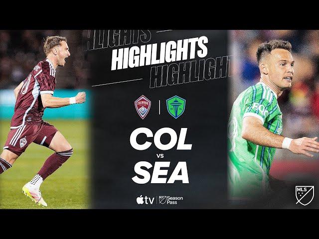 Colorado Rapids vs. Seattle Sounders FC | Full Match Highlights
