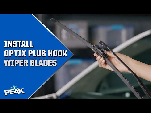 OPTIX PLUS Hook Arm Windshield Wiper Installation | PEAK Auto