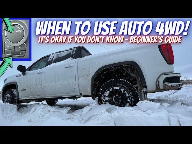 How & When To Use 2WD, AUTO 4WD, 4 HIGH or 4 LOW : A Beginner's Guide