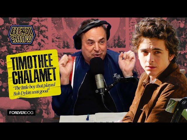 Tom on Timothée Chalamet as Bob Dylan