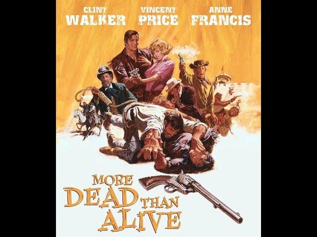 Clint Walker, Vincent Price & Anne Francis in "More Dead Than Alive" (1969)