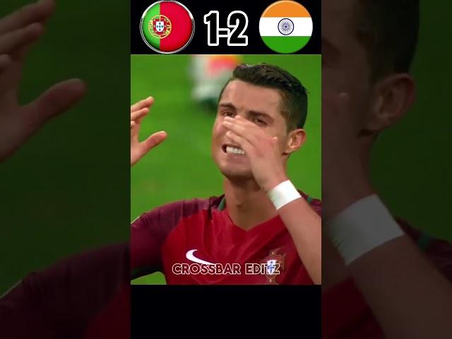 India vs Portugal FIFA World Cup Imajinary | Penalty shoot out Highlights #sunilchhetri  vs #ronaldo