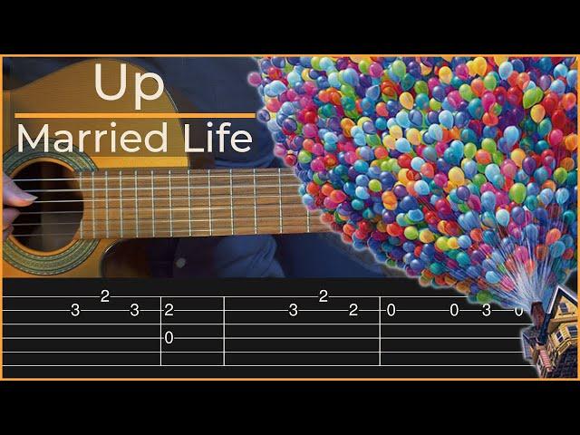 Up - Married Life (Simple Guitar Tab)