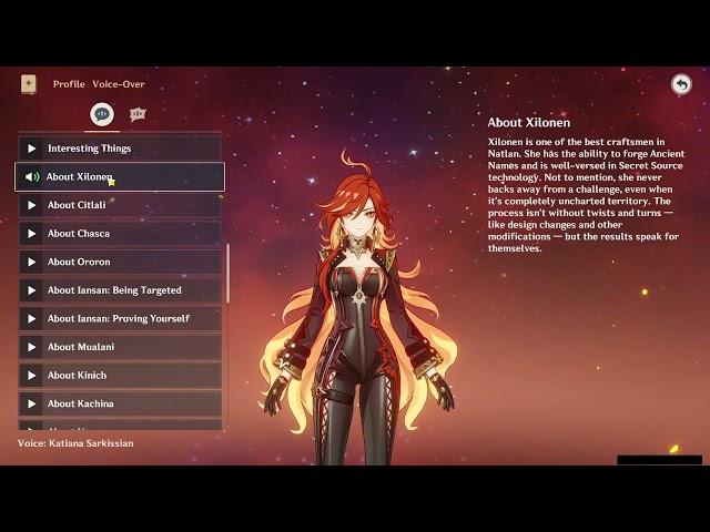 MAVUIKA ALL VOICE LINES (ENGLISH)