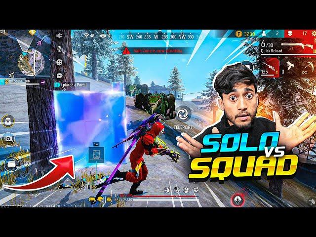 Multiple OP Squad Wipes in Pro Lobby - Solo vs Squad | Free Fire Max