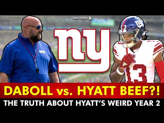 BOMBSHELL JALIN HYATT & BRIAN DABOLL BEEF REPORT: Here’s What REALLY HAPPENED | NY Giants News
