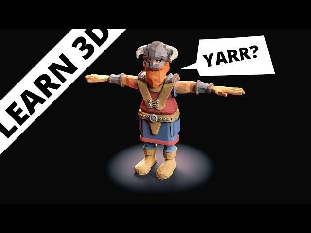 Blender tutorial: Simple viking