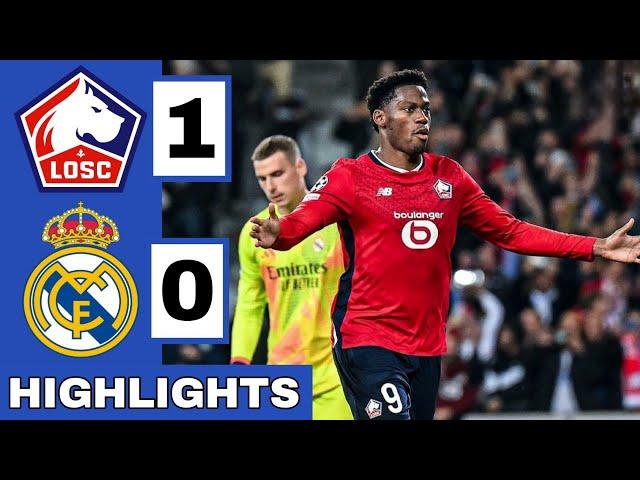 Lille vs Real Madrid (1-0) Extended HIGHLIGHTS | UEFA Champions League