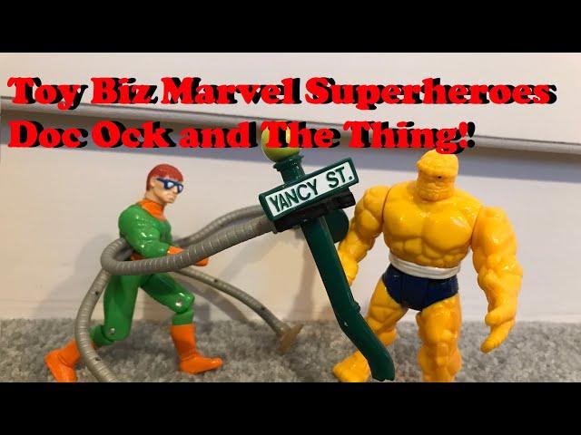 TOY BIZ Thing & Doctor Octopus MARVEL SUPERHEROES (1990/1992):  Mike's vintage toys #162