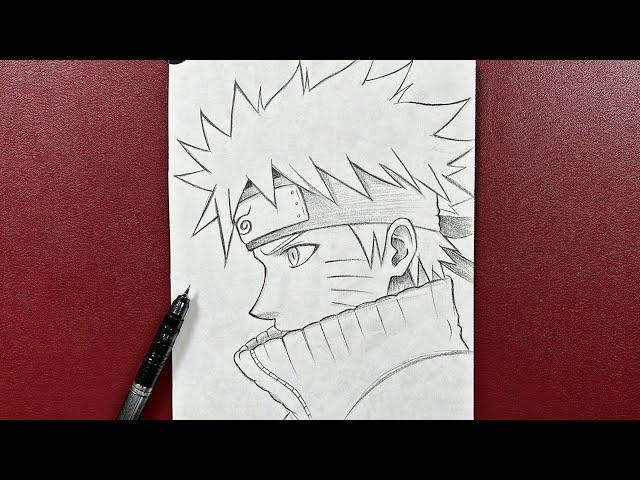 How to draw Naruto uzumaki step-by-step | anime drawing | drawing tutorial