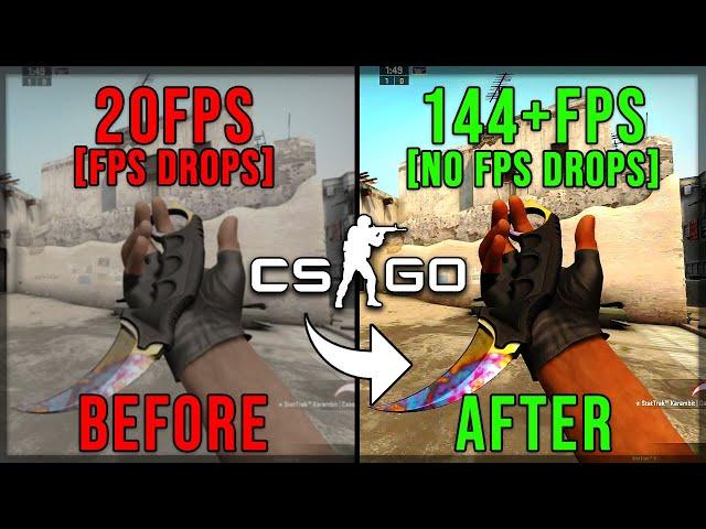 *INSANE* CSGO FPS Guide for LOW END PCs for 2022!