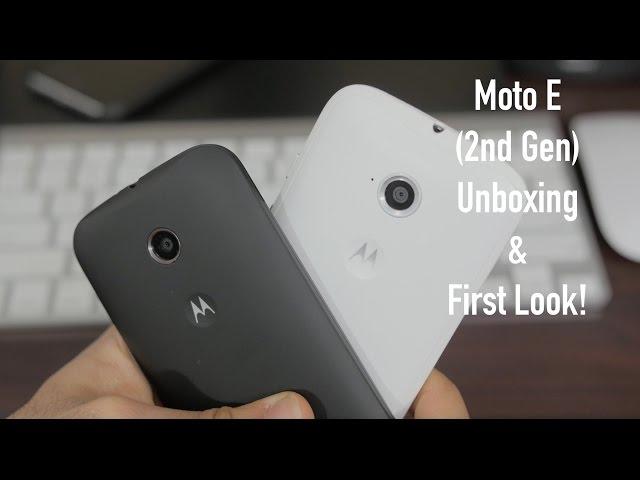 Moto E (2nd Gen) Unboxing and First Look!