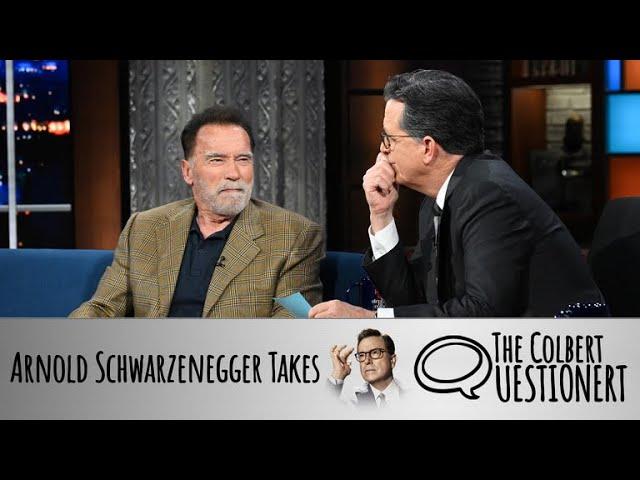 Arnold Schwarzenegger Takes The Colbert Questionert