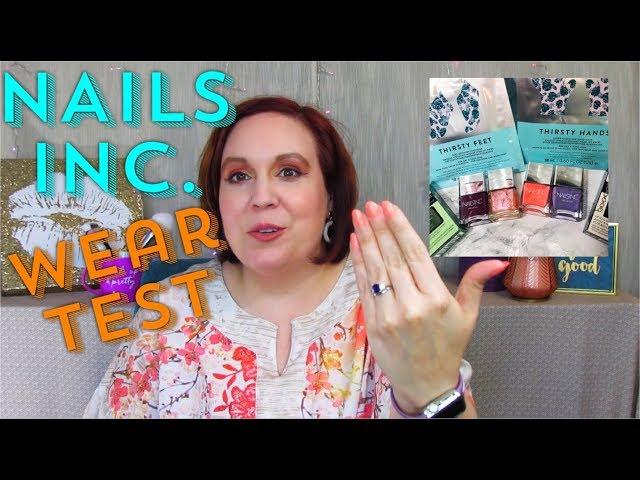 Nails Inc Wear Test! 2 Top Coats, 2 Base Coats, 1 Nail Polish. Better Than Gel?