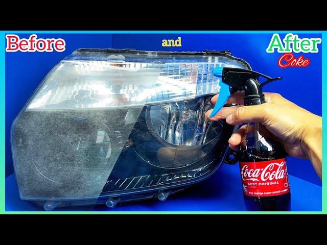 How To Restore Headlights PERMANENTLY.Polishing Headlights.Cleaning headlights manually.