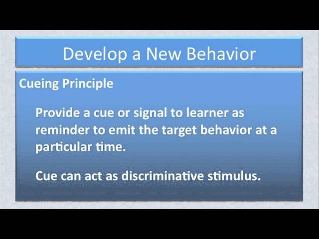 BH 06 Behavior Modification